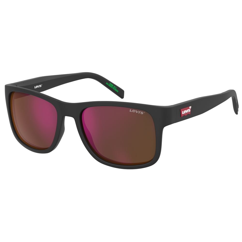 Levi's Sonnenbrille aus schwarzem Harz
