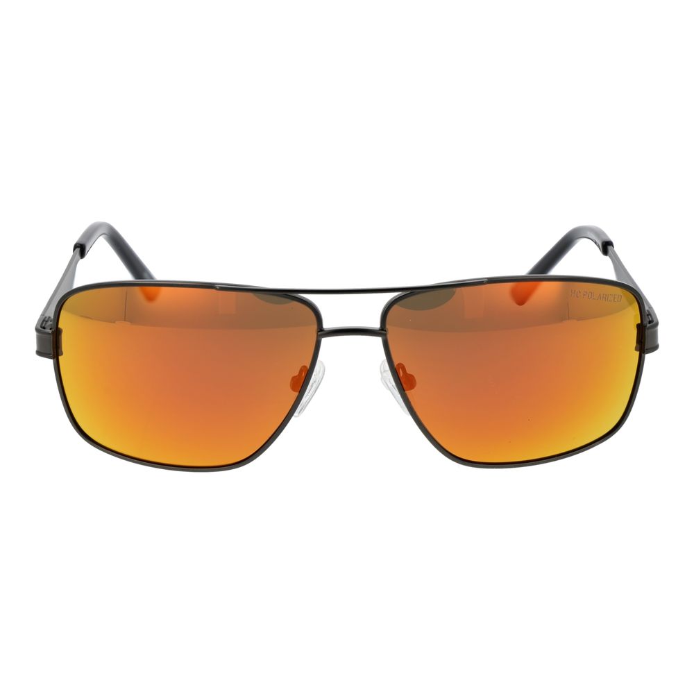 Champion Schwarze Sonnenbrille aus Metall