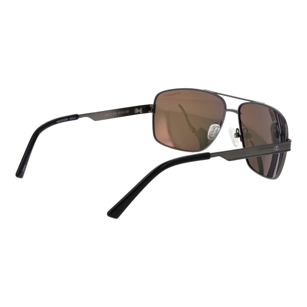 Champion Schwarze Sonnenbrille aus Metall