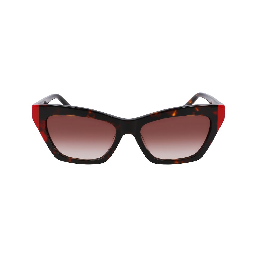 DKNY Braune Sonnenbrille aus Acetat