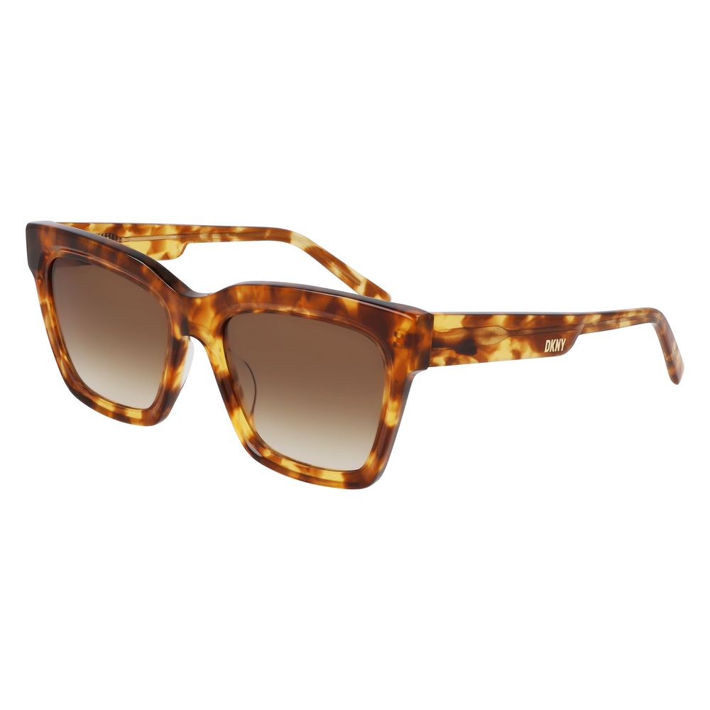 DKNY Braune Sonnenbrille aus Acetat
