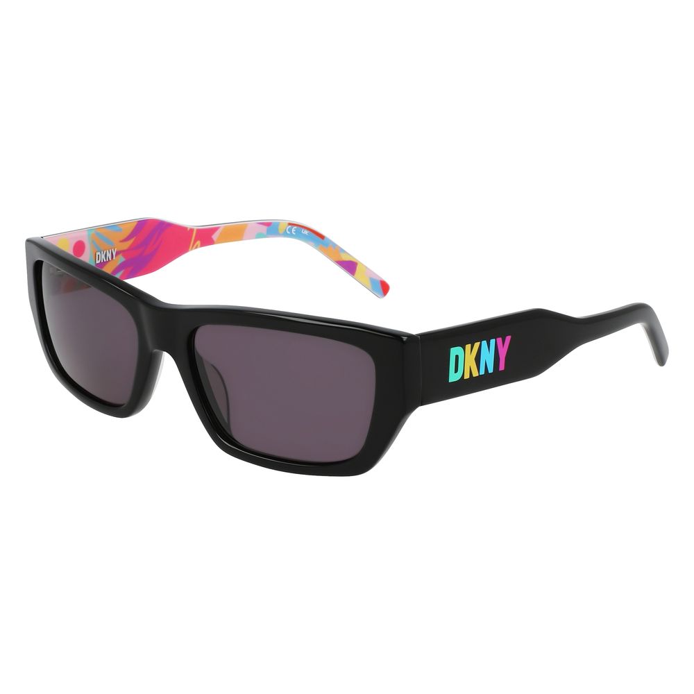 DKNY Schwarze Sonnenbrille aus Acetat