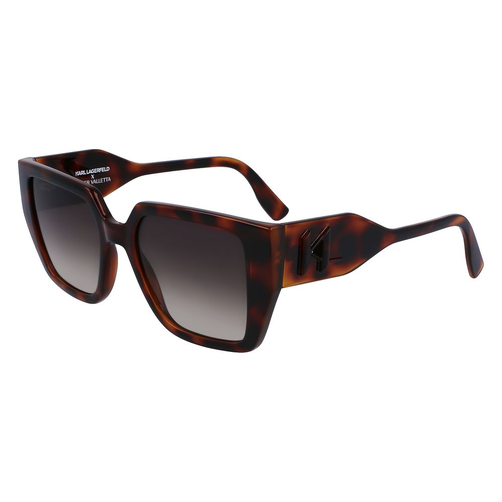 Karl Lagerfeld Braune Spritzguss-Sonnenbrille