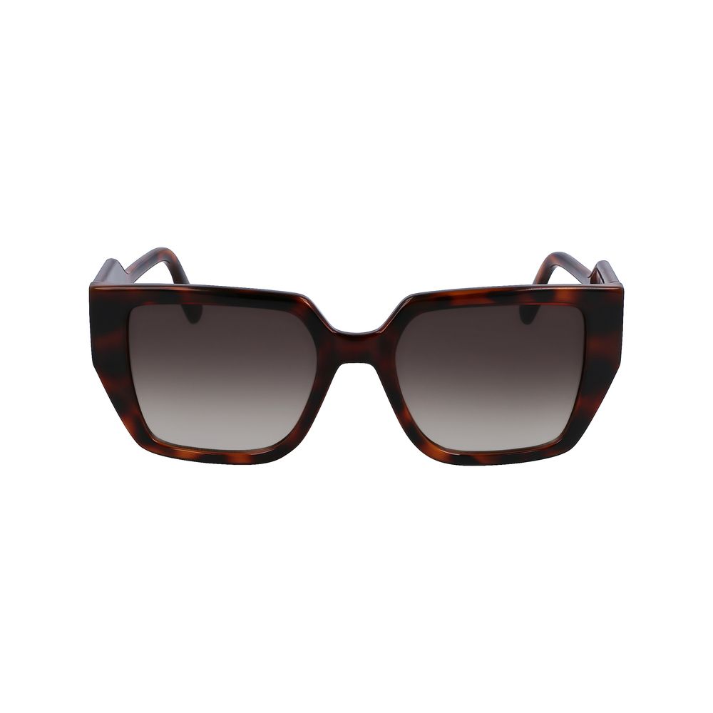 Karl Lagerfeld Braune Spritzguss-Sonnenbrille