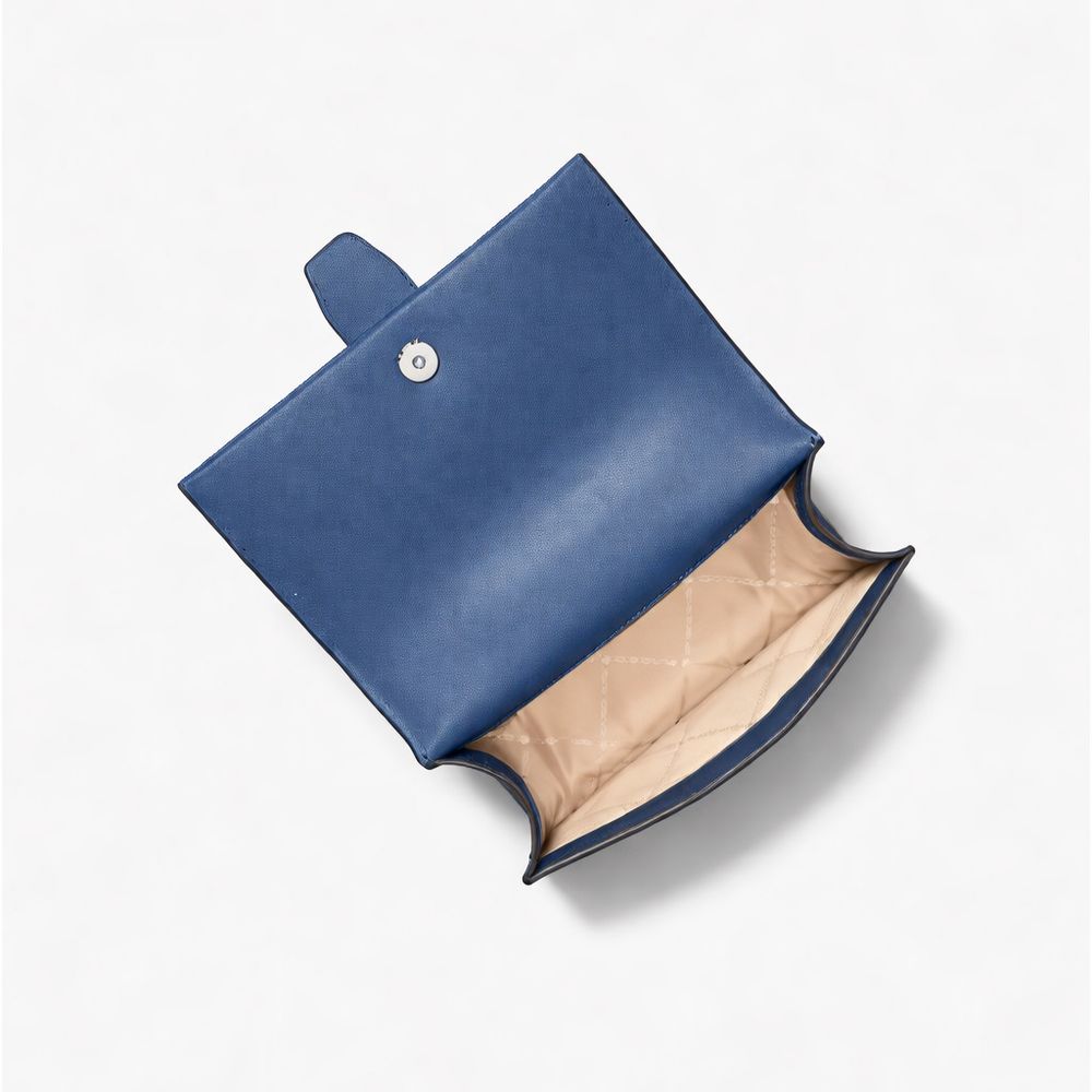 Michael Kors Umhängetasche aus blauem Canvas