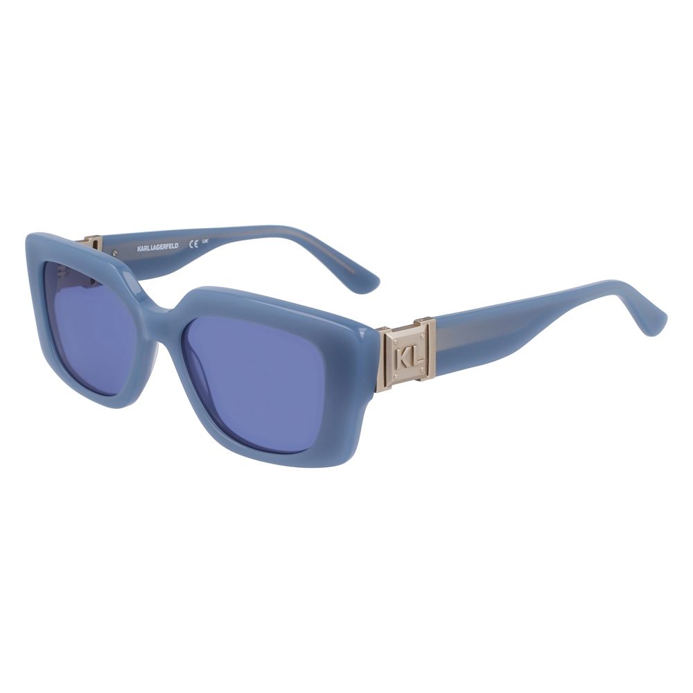 Karl Lagerfeld Blaue Sonnenbrille aus Acetat