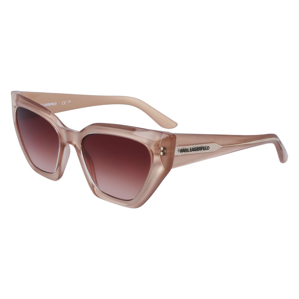 Karl Lagerfeld Brown Injection-Molded Sunglasses