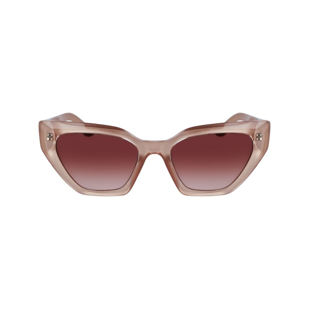 Karl Lagerfeld Brown Injection-Molded Sunglasses