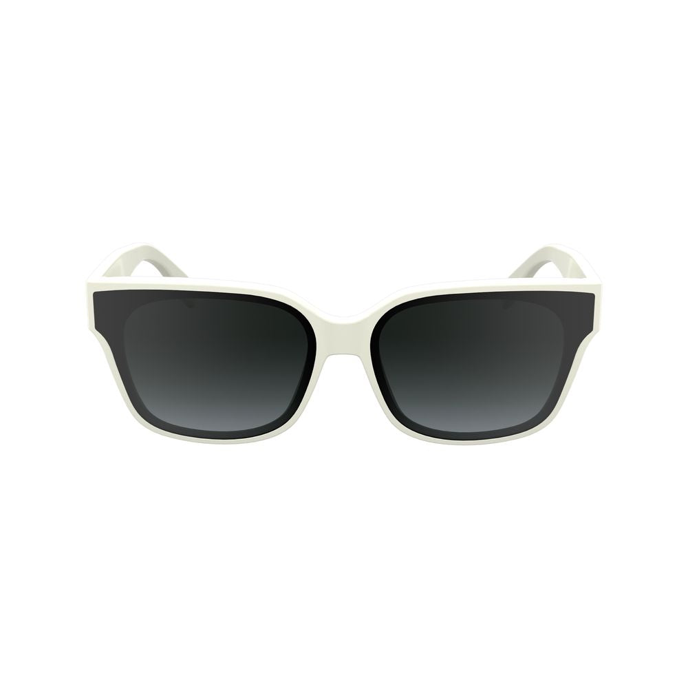 Karl Lagerfeld Weiße Sonnenbrille aus Acetat