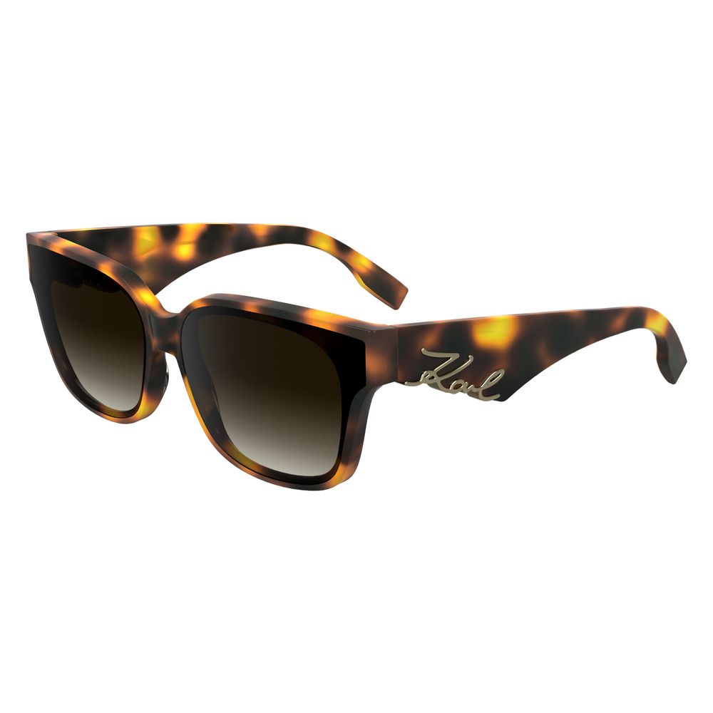 Karl Lagerfeld Braune Sonnenbrille aus Acetat