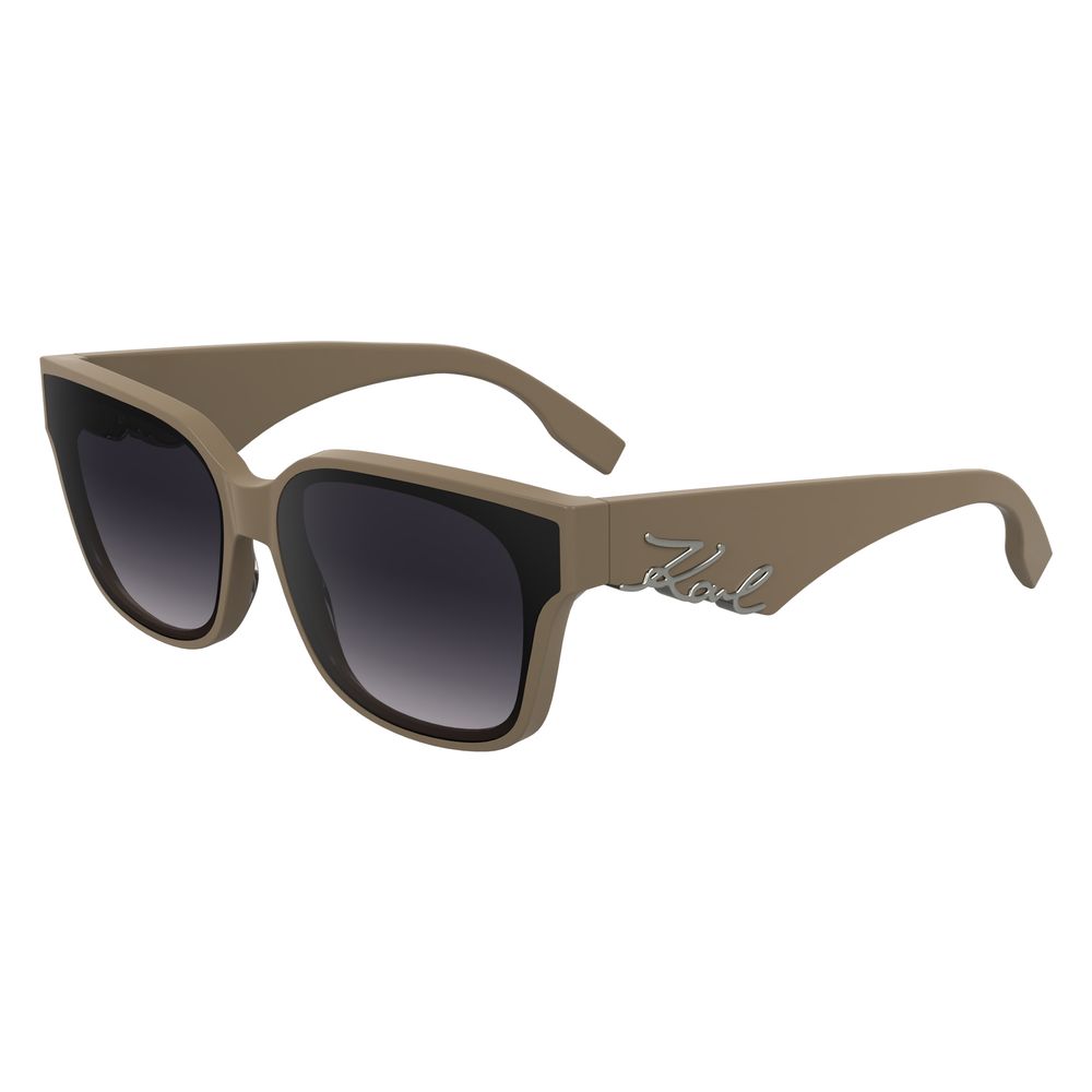 Karl Lagerfeld Braune Sonnenbrille aus Acetat