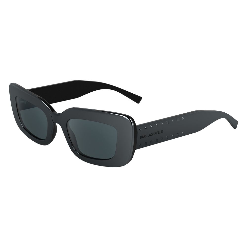 Karl Lagerfeld Graue Sonnenbrille mit Einspritzung
