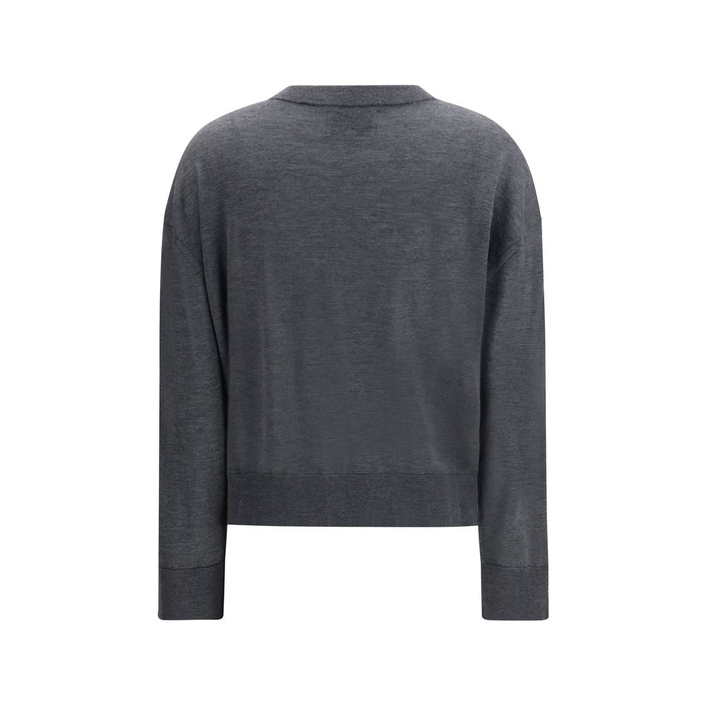 Loulou De Saison Grey Cashmere Cardigan