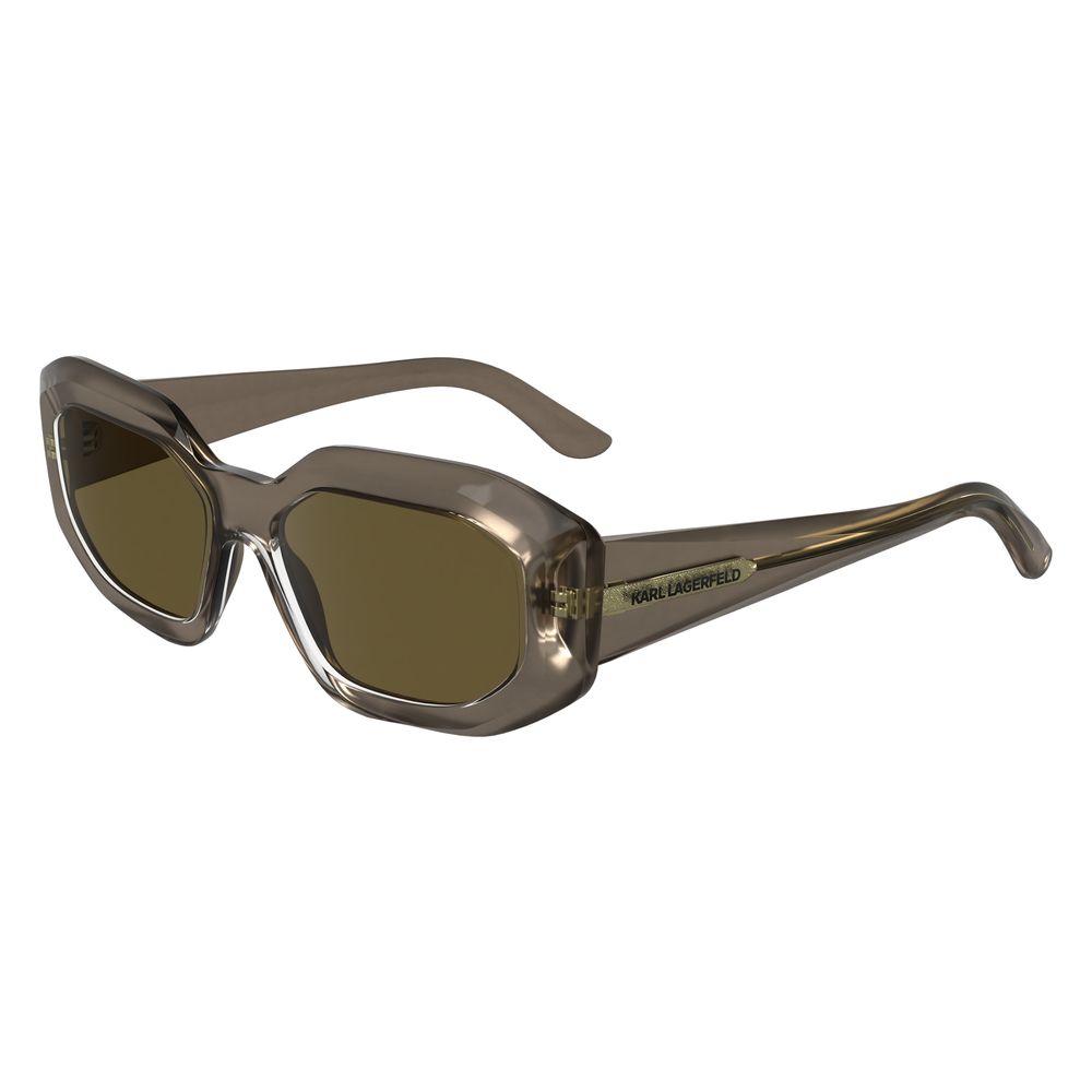 Karl Lagerfeld Graue Sonnenbrille aus injected Material