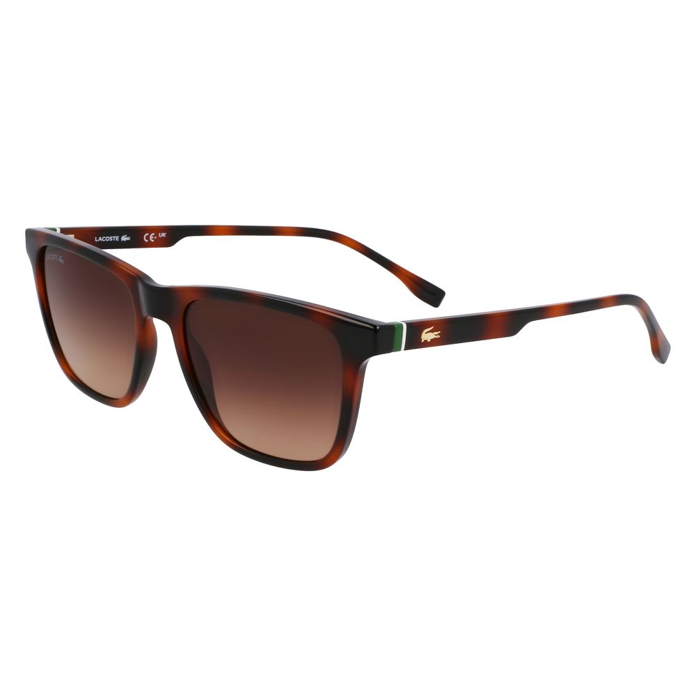 Lacoste Braune Spritzguss-Sonnenbrille