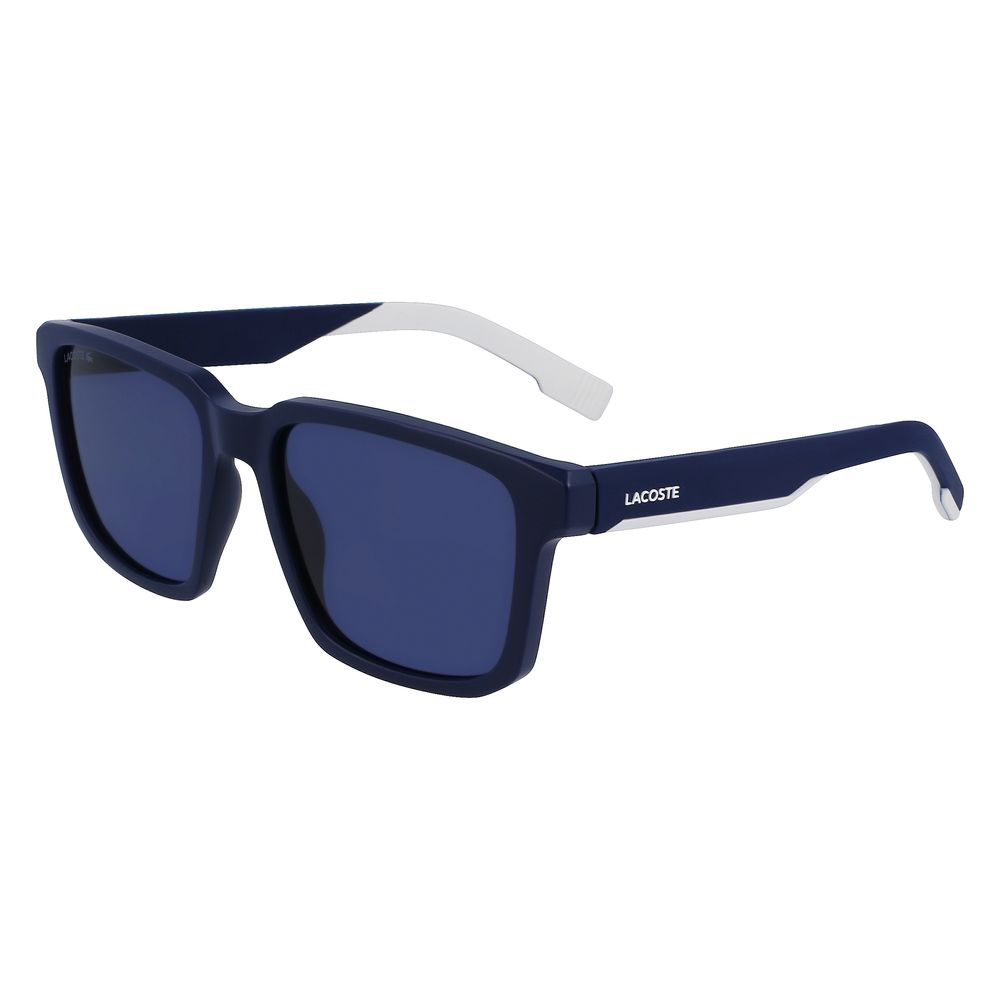 Lacoste Sonnenbrille mit blauen Einsätzen