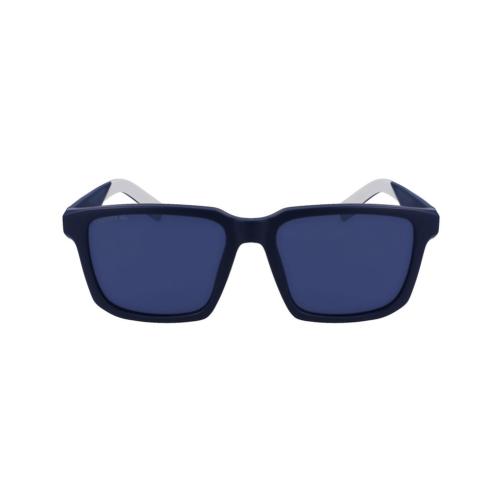 Lacoste Sonnenbrille mit blauen Einsätzen