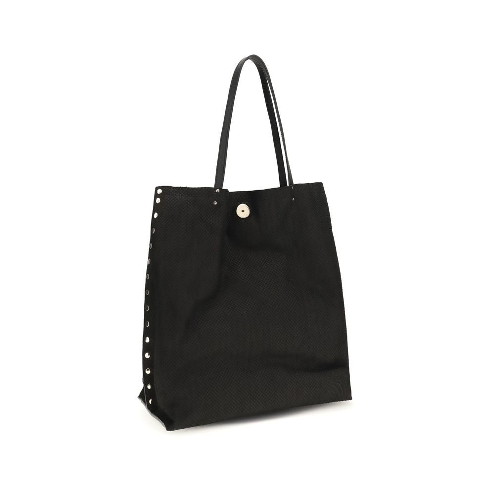 Zanellato Black Calfskin Bos Taurus Shoulder Bag
