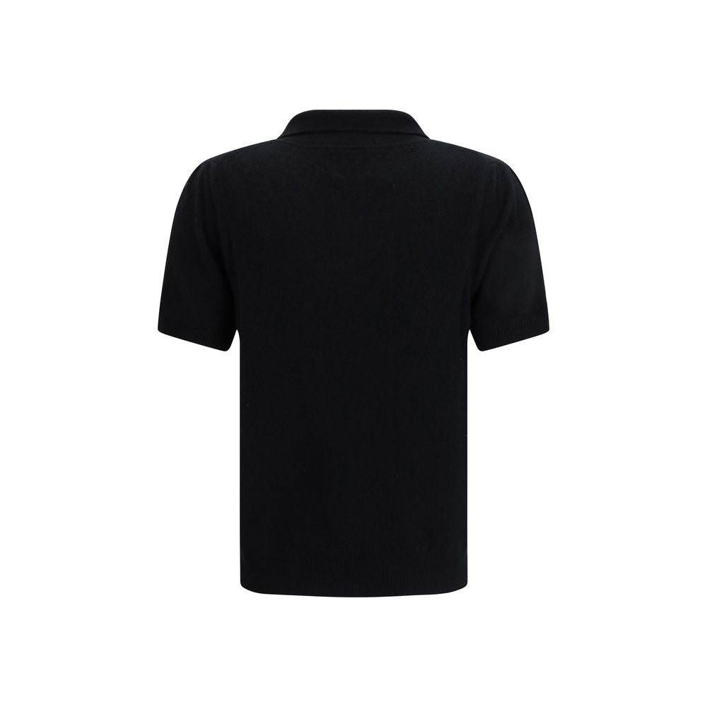 Allude Schwarzes Kaschmir-Hemd