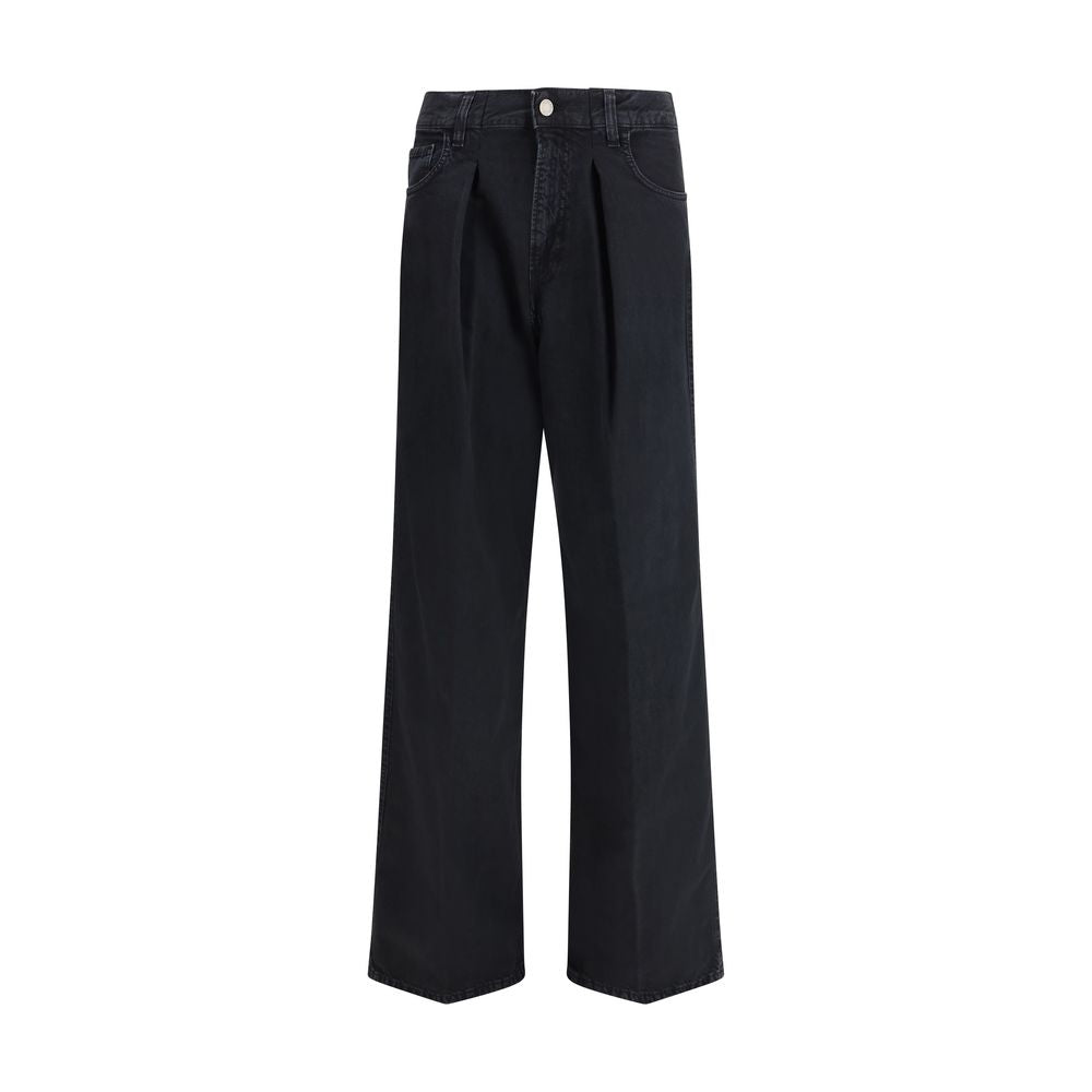 Haikure Schwarze Baumwoll-Jeans Denim