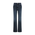 Haikure Blaue Baumwoll-Schlagjeans