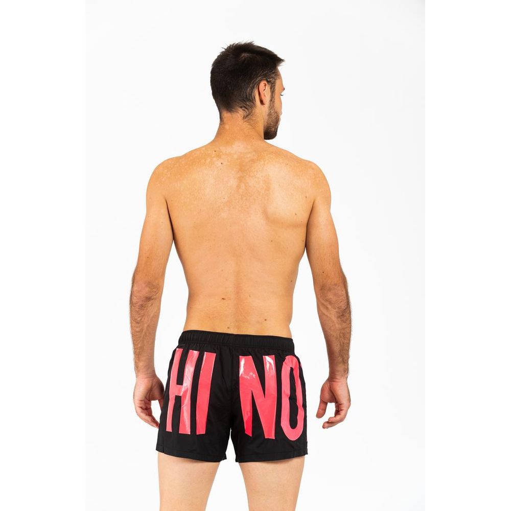 Moschino Bade-Shorts aus Fuchsia-Polyester