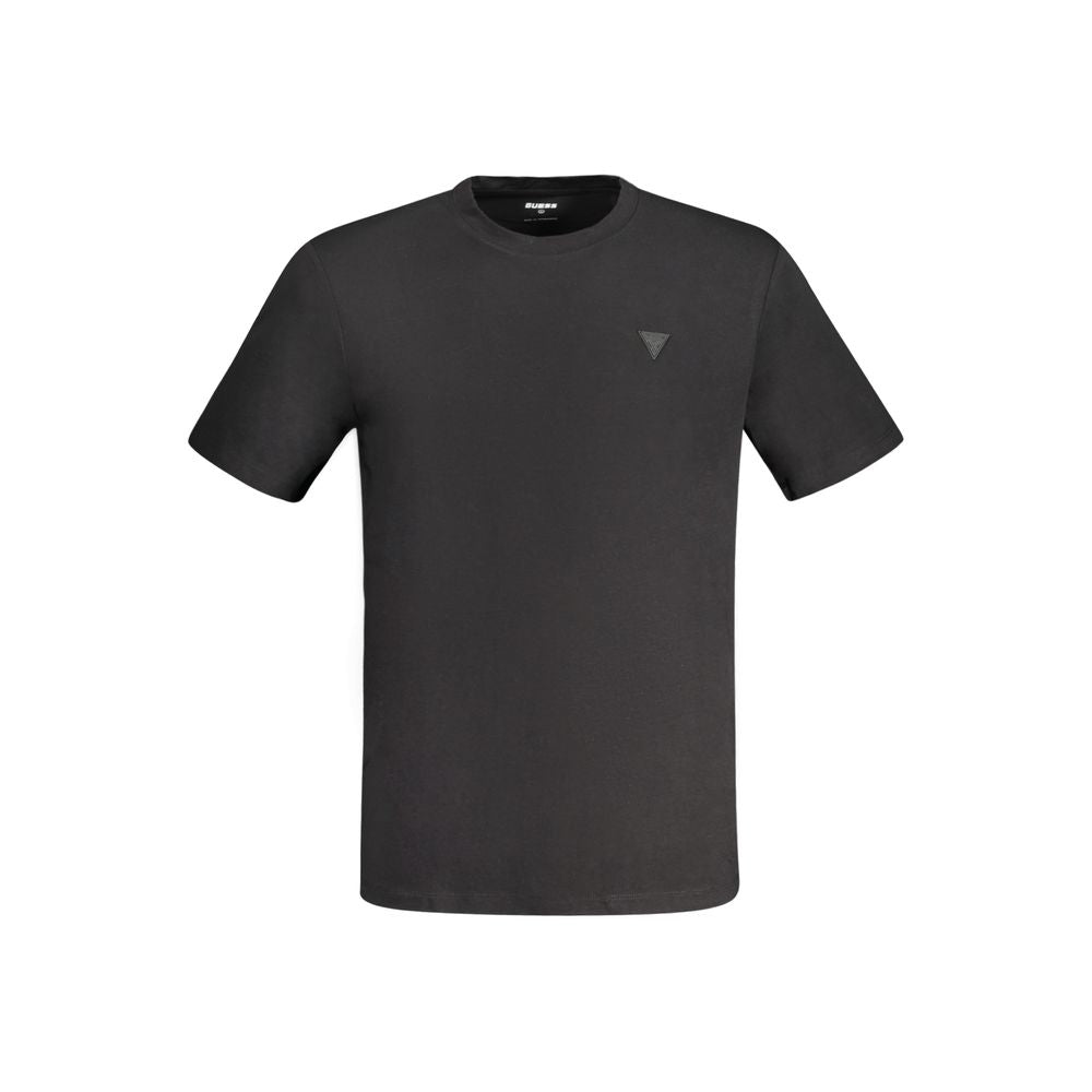 Guess Jeans Men's Black Cotton T-Shirt