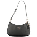 Guess Jeans Schwarze Damen-Handtasche aus Polyethylen