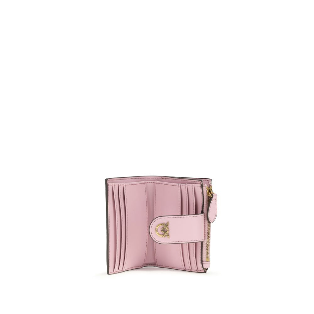 PINKO Multicolor Calf Leather Bos Taurus Geldbörse
