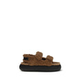 Moon Boot Braune Kalbsleder Bos Taurus Hausschuhe