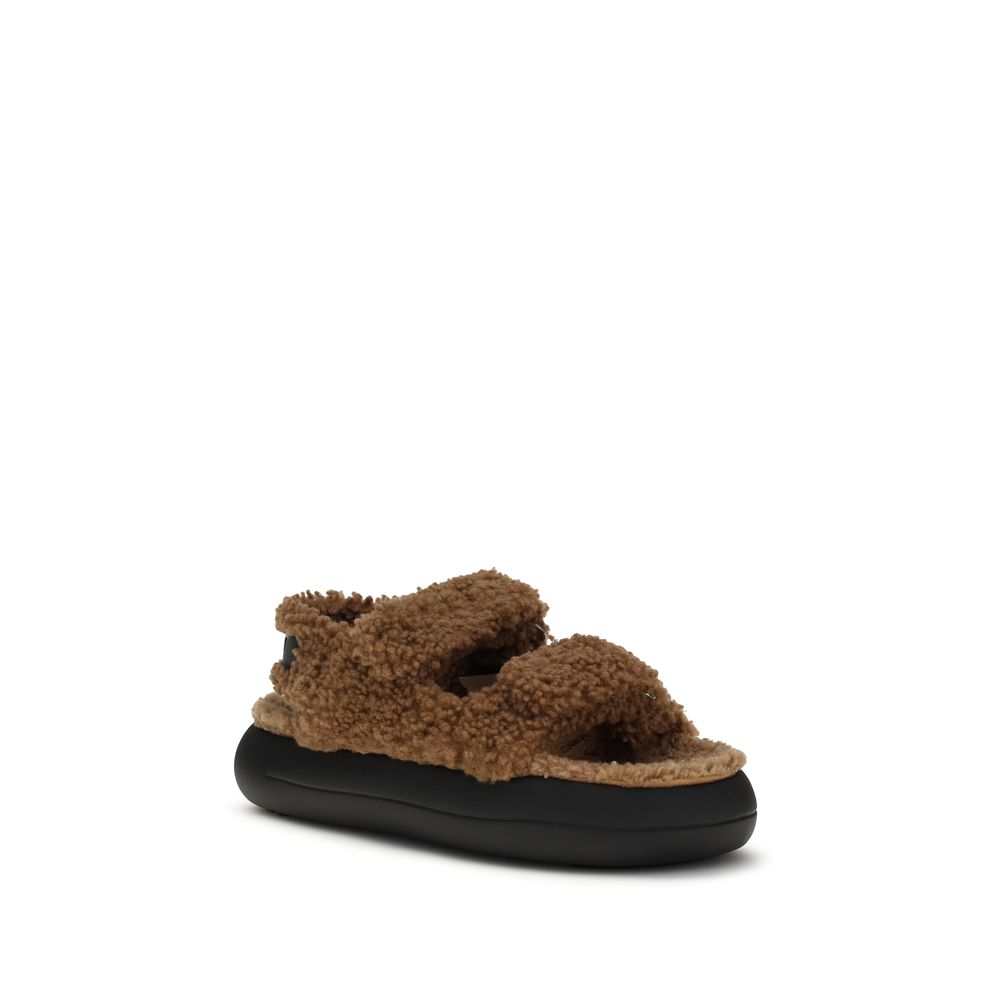 Moon Boot Braune Kalbsleder Bos Taurus Hausschuhe