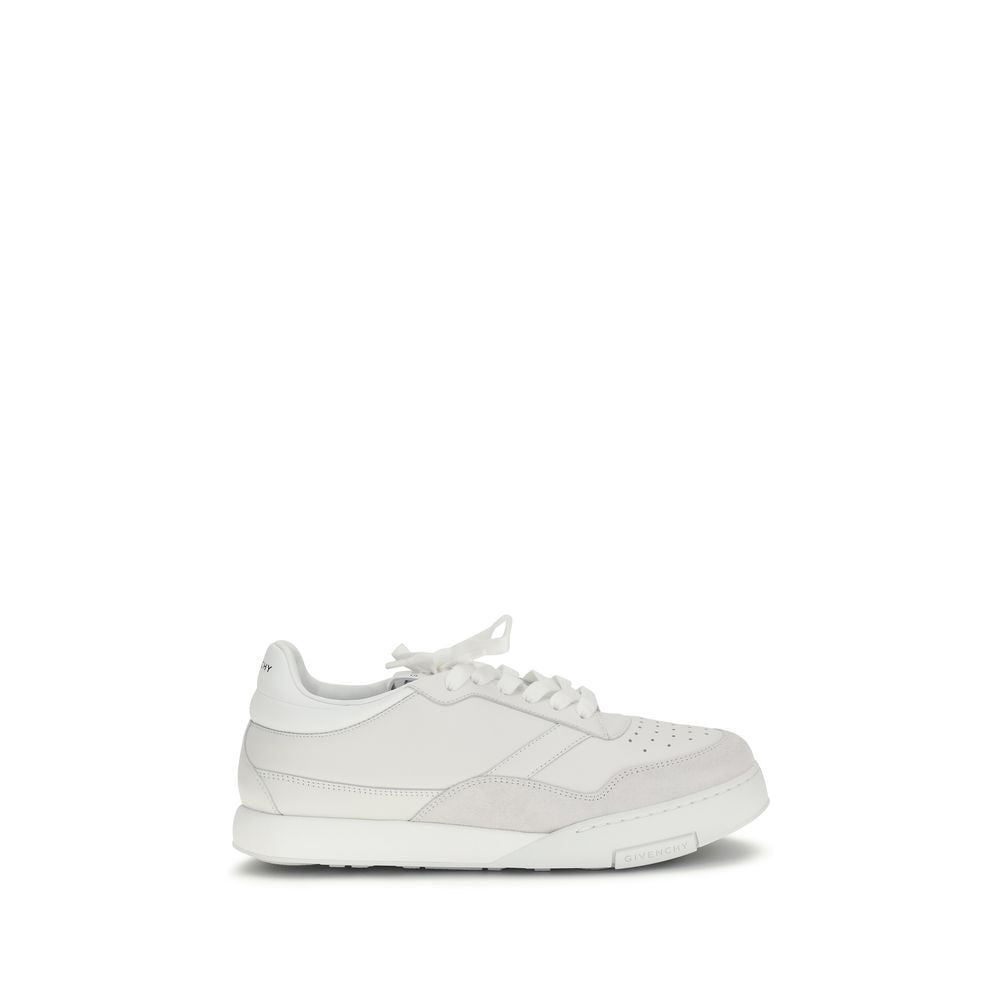 Givenchy White Calfskin Low-Top Sneakers Bos Taurus