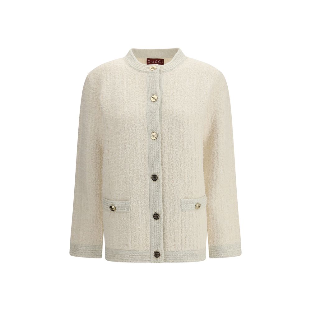 Gucci Beige Wollstrickjacke