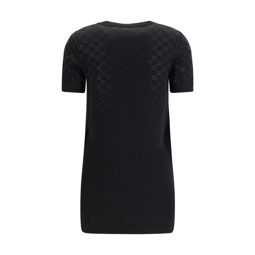 Gucci Schwarzes Wollkleid für den Alltag