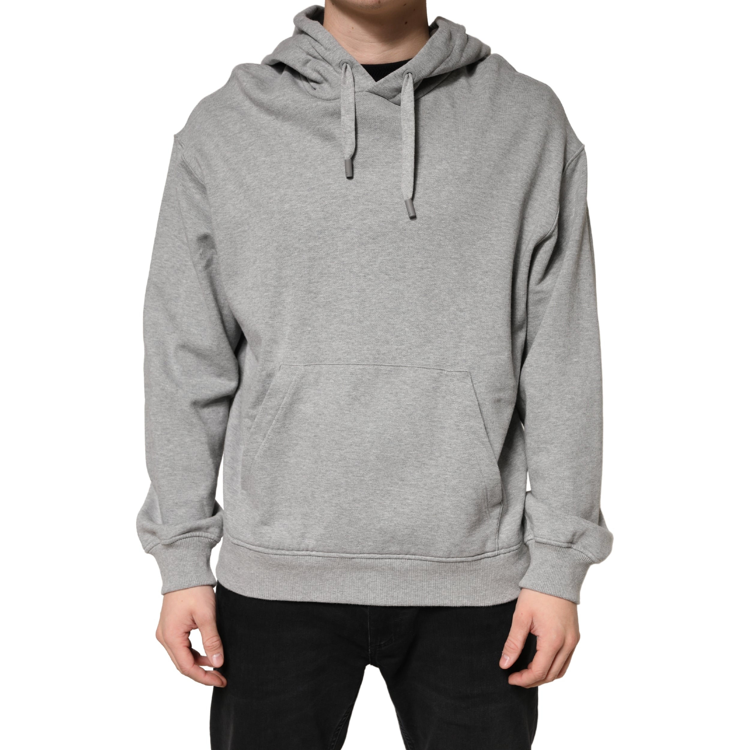 Dolce & Gabbana Grey Cotton Hoodie
