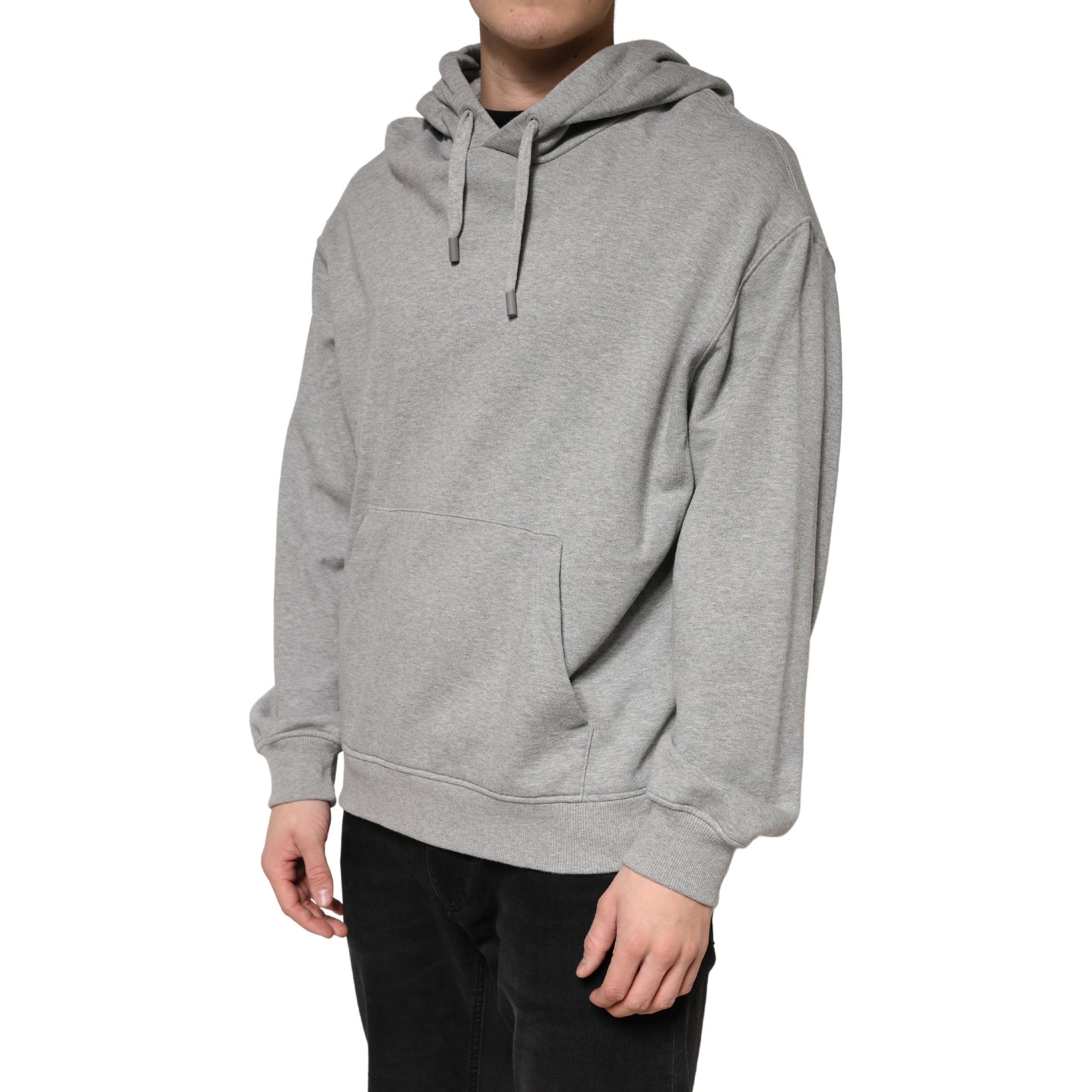 Dolce & Gabbana Grey Cotton Hoodie