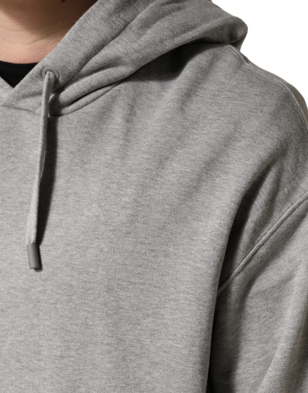 Dolce & Gabbana Grey Cotton Hoodie