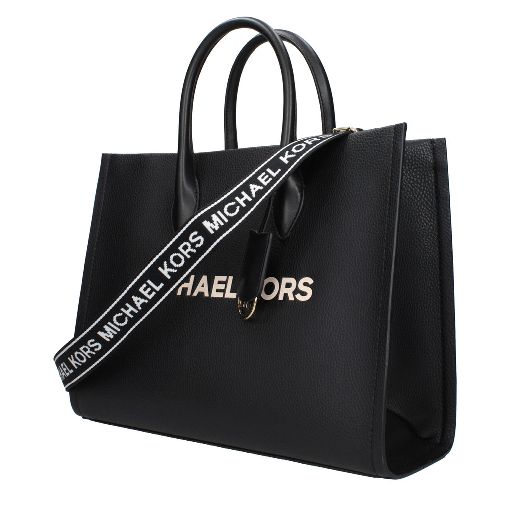 Michael Kors Schwarze Lederhandtasche