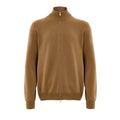 Gran Sasso Brauner Wollrollkragenpullover