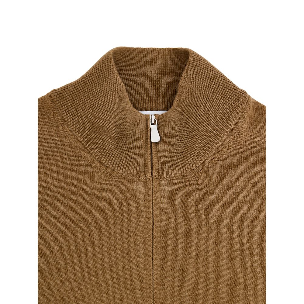 Gran Sasso Brauner Wollrollkragenpullover