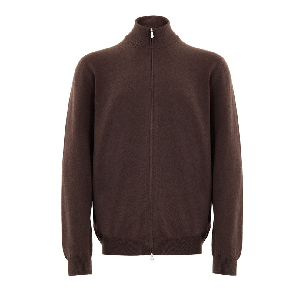 Gran Sasso Brauner Wollcardigan
