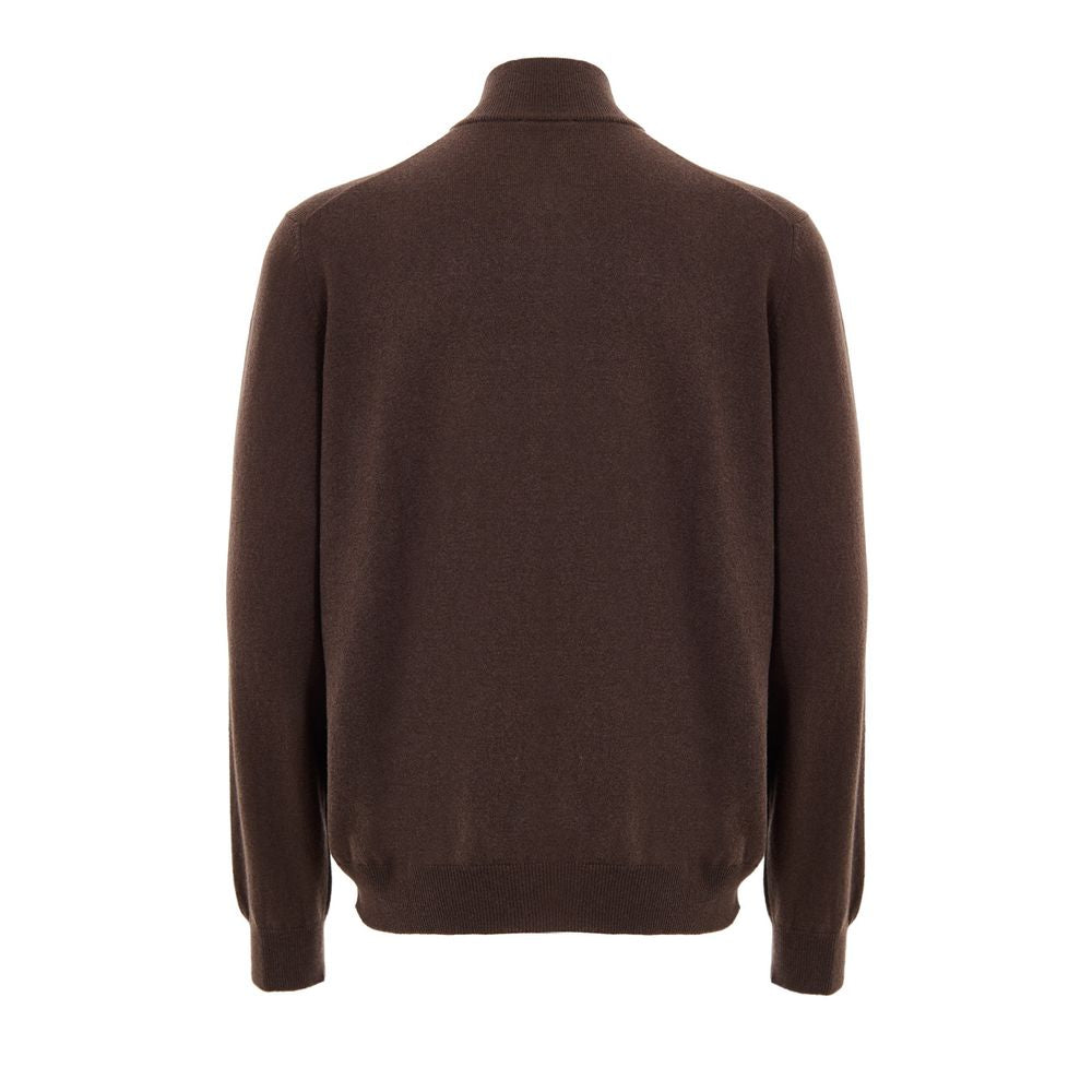 Gran Sasso Brauner Wollcardigan