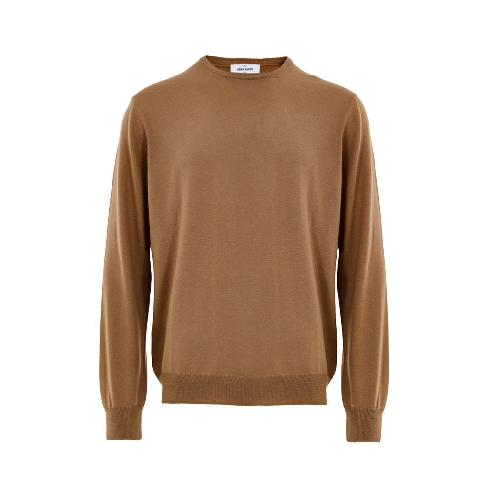 Gran Sasso Brauner Wollpullover