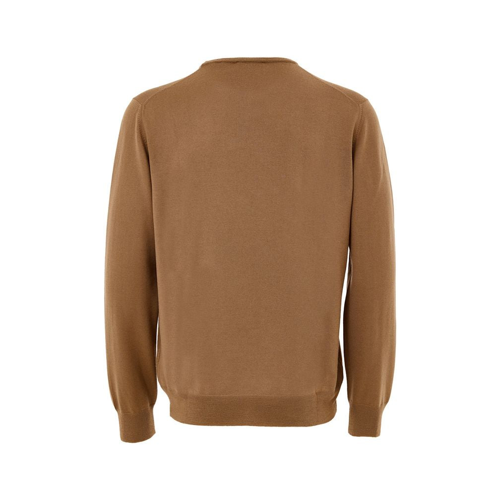 Gran Sasso Brauner Wollpullover