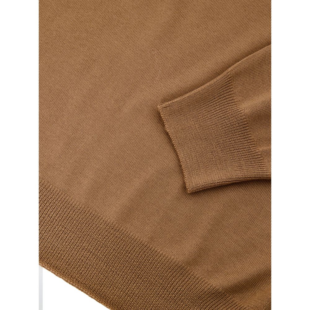 Gran Sasso Brauner Wollpullover