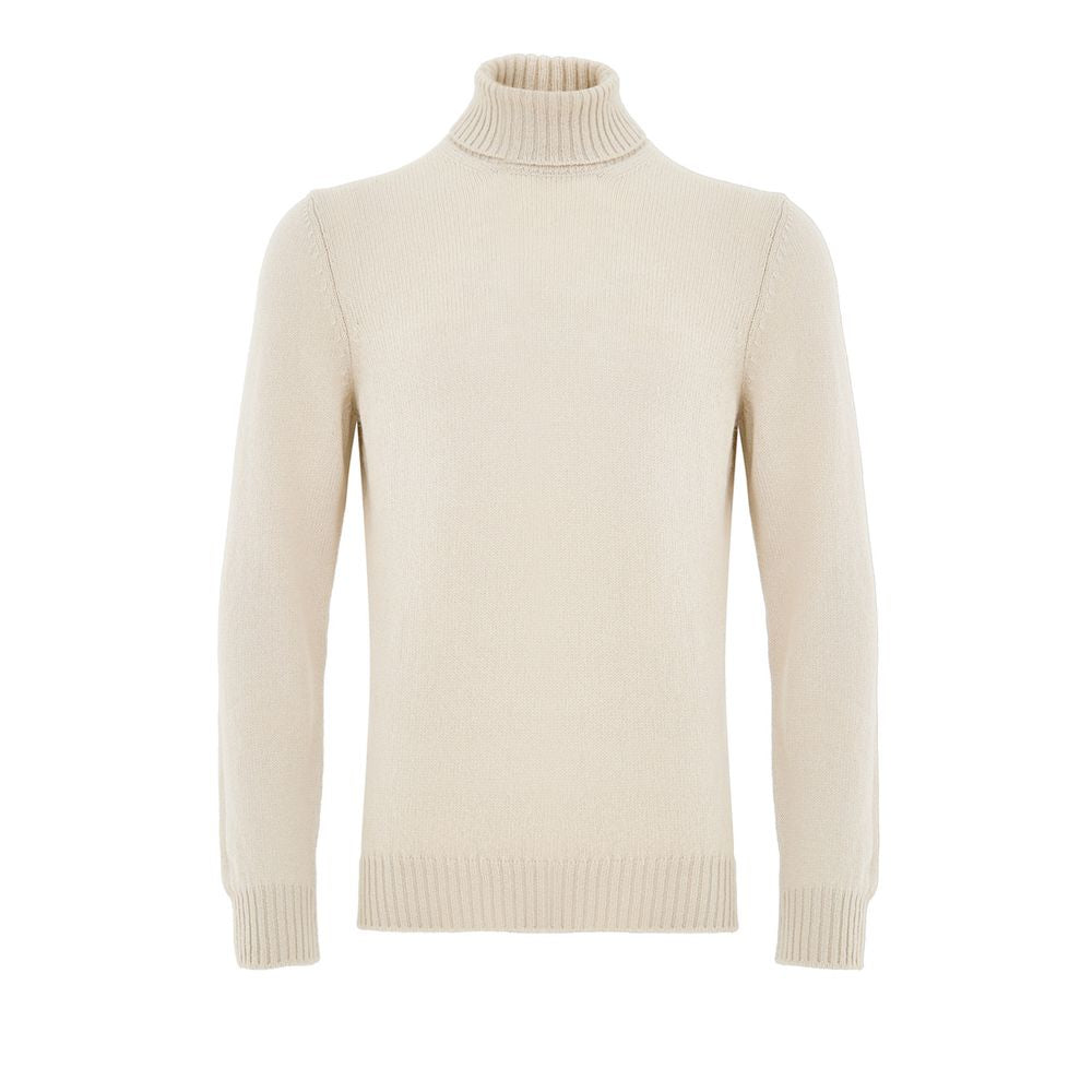 Gran Sasso Beiger Wollrollkragenpullover