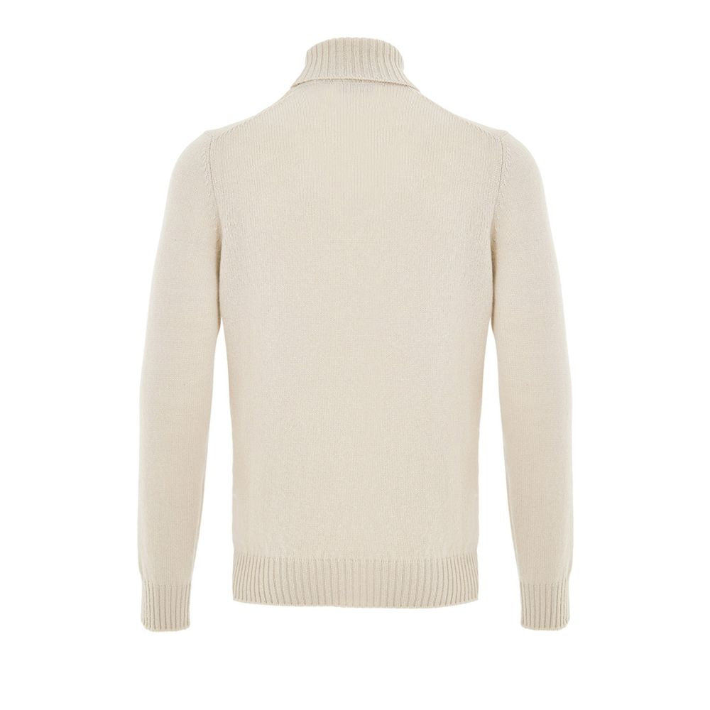 Gran Sasso Beiger Wollrollkragenpullover