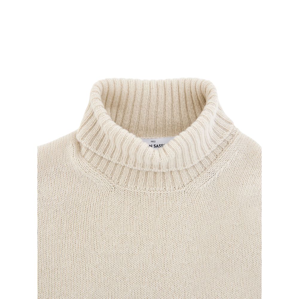 Gran Sasso Beiger Wollrollkragenpullover