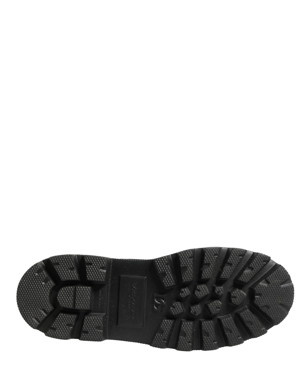 Dolce & Gabbana Schwarze Leder Combat Boots mit Trekking-Sohle