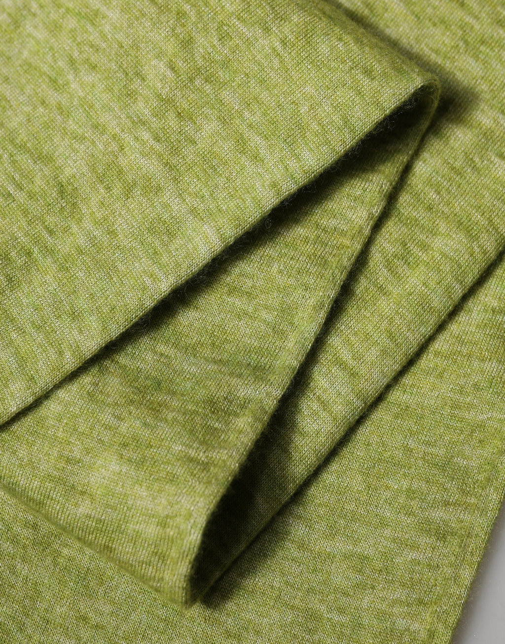 Dolce & Gabbana Grüner Kaschmir-Strick-Foulard 280cm x 11cm Herrenschal
